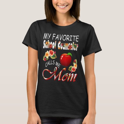 Mein Lieblingsschulberater nennt mich Mama Niedlic T-Shirt (Vorderseite)