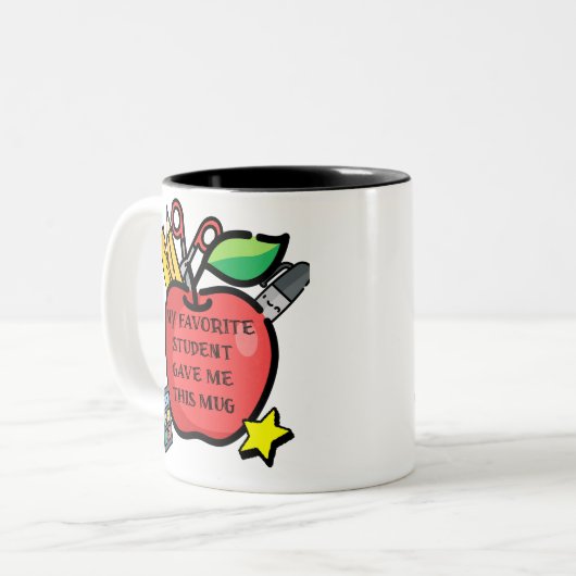 Mein Lieblingsschüler gab mir diese Tasse ein Gesc (Vorderseite Links)