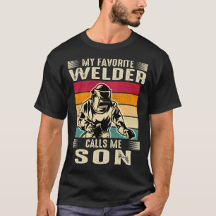 Mein Lieblingsschweißer nennt mich SOHN Vintage-Sc T-Shirt