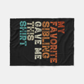 Mein Lieblingsschwung gab mir diesen lustigen Brud Fleecedecke (Vorderseite (Horizontal))