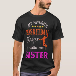 Mein Lieblingsskelettspieler nennt mich Schwester T-Shirt