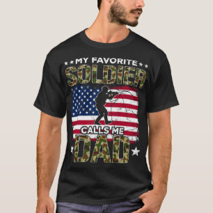 Mein Lieblingssoldat nennt mich Vater Proud Army V T-Shirt