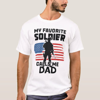 MEIN LIEBLINGSSOLDIER RUFT MICH VATER AN T-Shirt