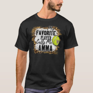 Mein Lieblingsspieler nennt mich Amma Tennis Mothe T-Shirt