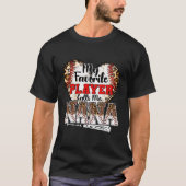 Mein Lieblingsspieler nennt mich Nana Baseball Leo T-Shirt (Vorderseite)