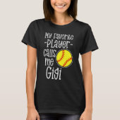 Mein Lieblingsspieler ruft mich Gigi T-Shirt (Vorderseite)