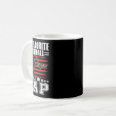 Mein Lieblingsverkaufsspieler nennt mich Pap Ameri Kaffeetasse (Vorderseite Links)
