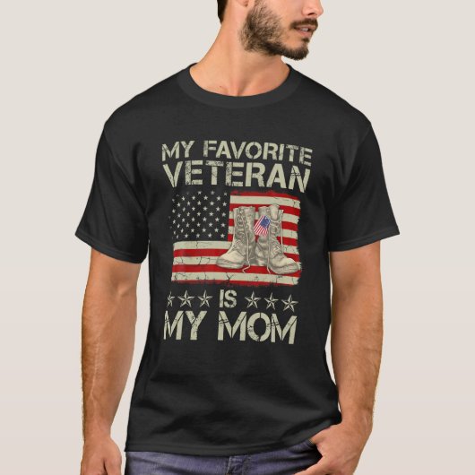 Mein Lieblingsveteran ist, dass meine Mama im Kamp T-Shirt (Vorderseite)