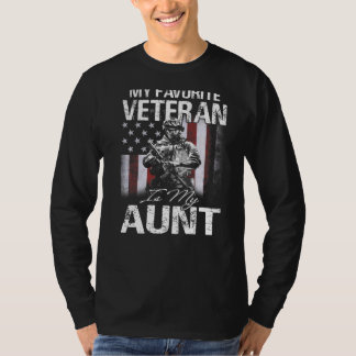 Mein Lieblingsveteran ist die Flagge meiner Tante T-Shirt