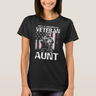 Mein Lieblingsveteran ist die Flagge meiner Tante T-Shirt