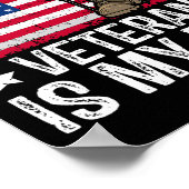 Mein Lieblingsveteran ist mein Militärveteran der Poster (Ecke)