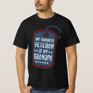 mein Lieblingsveteran ist mein Opa-Geschenk T-Shirt
