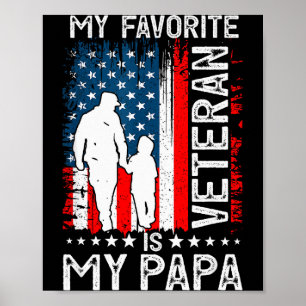 Mein Lieblingsveteran Ist Mein Papa Opa Danke V Poster