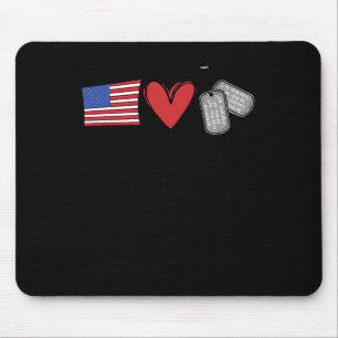 Mein Lieblingsveteran ist mein Papa-Veteran-Tag Mousepad