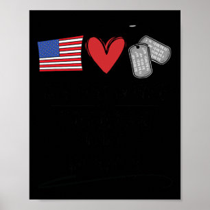 Mein Lieblingsveteran ist mein Papa-Veteran-Tag Poster