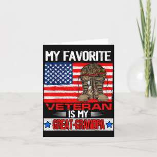 Mein Lieblingsveteran ist mein Urgroßvater Militär Karte