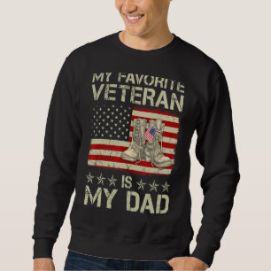 Mein Lieblingsveteran ist mein Vater Combat Boots Sweatshirt