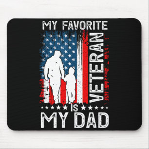 Mein Lieblingsveteran ist mein Vater Vater Danke V Mousepad