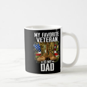 Mein Lieblingsveteran ist mein Vater Väter Veteran Kaffeetasse