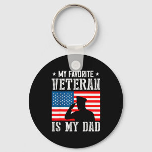 Mein Lieblingsveteran Ist Mein Vater Väter Veteran Schlüsselanhänger