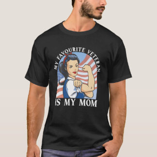 Mein Lieblingsveteran ist meine Mama, Militärveter T-Shirt