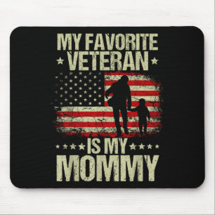 Mein Lieblingsveteran Ist Mymommy Amerikanische Fl Mousepad
