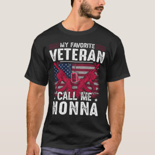 Mein Lieblingsveteran nennt mich NONNA Veteran Day T-Shirt
