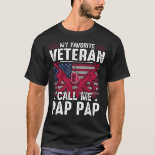 Mein Lieblingsveteran nennt mir PAP PAP Veteran Da T-Shirt