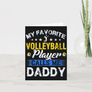 Mein Lieblingsvolleyballspieler nennt mich Daddy  Karte