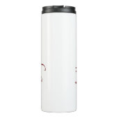 Mein Lieblingswagen. Ihr Foto im Kreis. Thermosbecher (Rückseite)