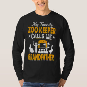 Mein Lieblingszoo Keeper nennt mich Großvater T-Shirt