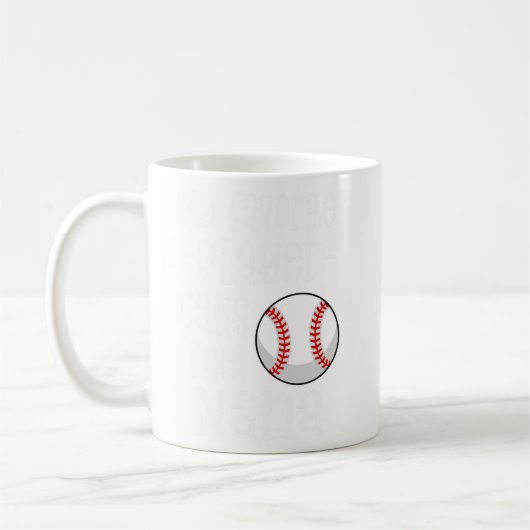 Mein liebster Baseball-Spieler nennt mich Nana-Ges Kaffeetasse (Links)