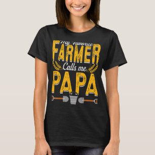 Mein liebster Bauer nennt mich Papa Farm Papa Men T-Shirt