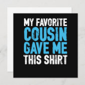 Mein liebster Cousin Schwester Bruder Tante Onkel Einladung (Vorne/Hinten)