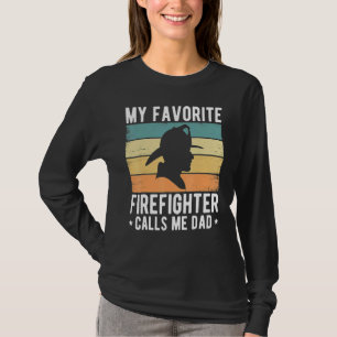 Mein liebster Feuerwehrmann nennt mich Vater Vater T-Shirt