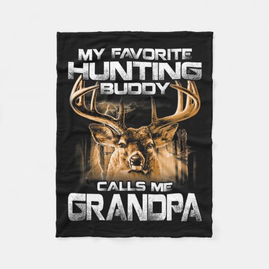 Mein liebster Jagdbuddy nennt mich Opa Fleecedecke (Vorderseite)