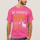 Mein liebster Jagdbuddy nennt mich Pops Deer Hunte T-Shirt (Vorderseite)