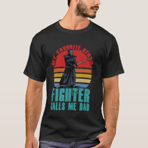 Mein liebster Kendo Fighter nennt mich Vater Japan T-Shirt