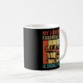 Mein liebstes ätherisches Öl ist der geräucherte F Kaffeetasse (VorderseiteRechts)