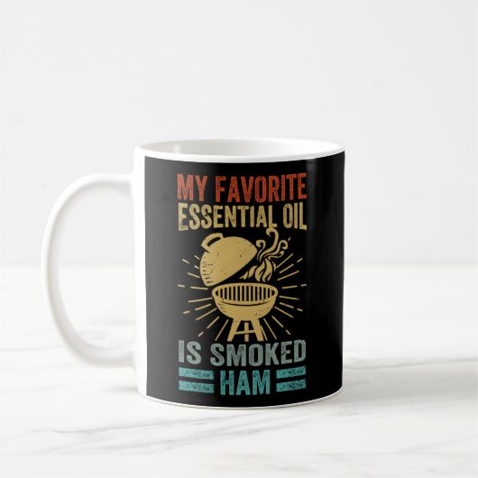 Mein liebstes ätherisches Öl ist geräucherter Ham  Kaffeetasse (Links)