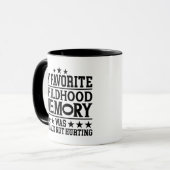 Mein liebstes Kindheitserinnerungen altern auf wun Tasse (Vorderseite Links)