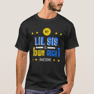 Mein Lil Sis ist rechts unten Phantastisch-unten S T-Shirt