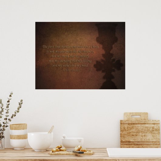 Mein Link zu Christus Poster (Küche)