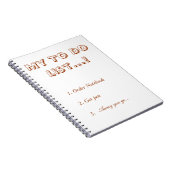 Mein Liste tun Notizblock (Rechte Seite)