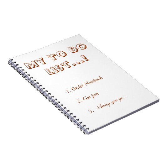 Mein Liste tun Notizblock (Rechte Seite)