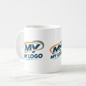 Mein Logo Kaffeetasse (Vorderseite Links)