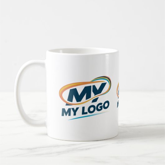Mein Logo Kaffeetasse (Links)