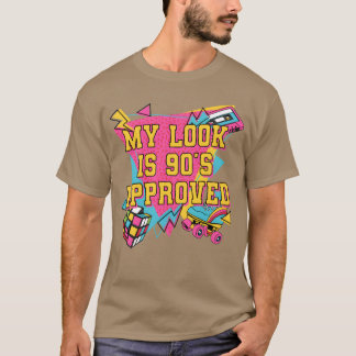 Mein Look ist 90er Funny 1990 Retro Vintage Groovy T-Shirt