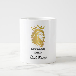 Mein Löwen-Vater – Geschenk für Papa zum Vatertag Jumbo-Tasse