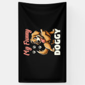 mein lustiger Hund Banner (Vertikal)